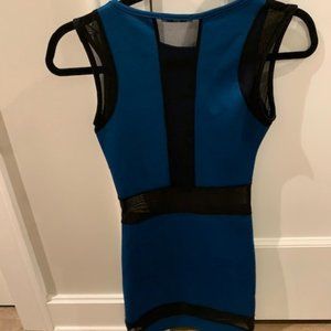 Small Blue Cutout Dress